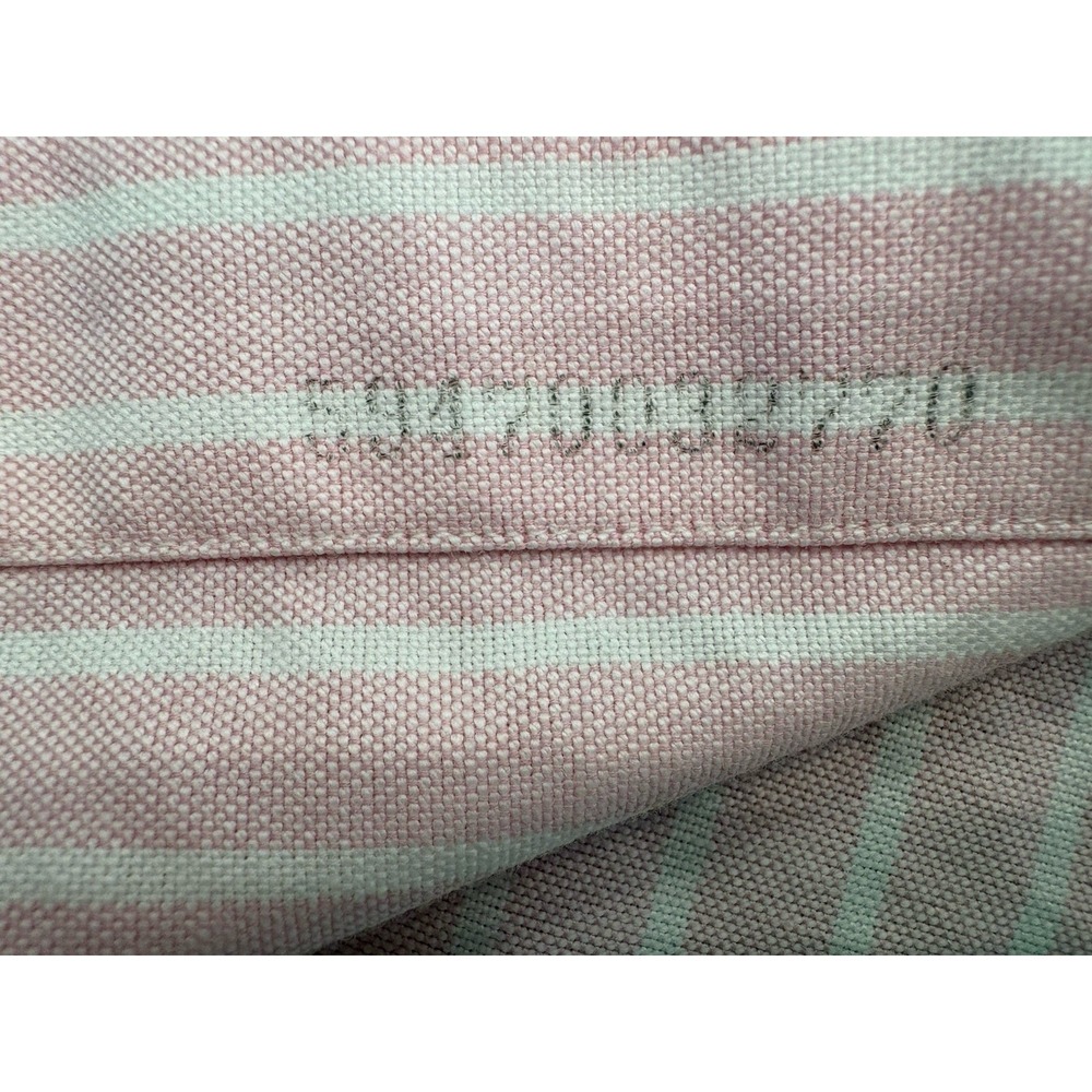 Ralph Lauren Shirt Mens XL Pink Stripe Classic Fit Button Down 17/35 Preppy - Picture 9 of 11